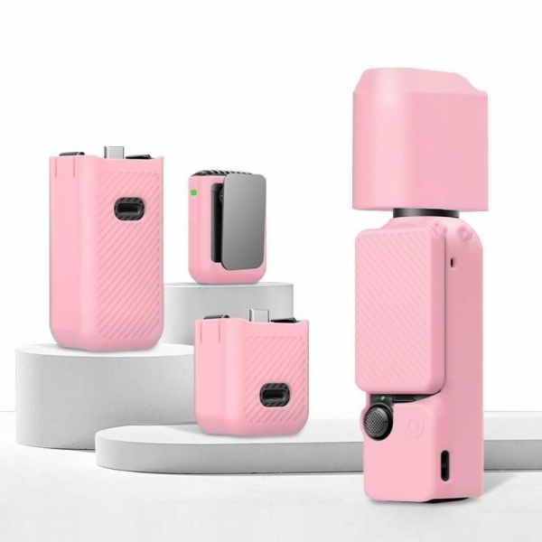 Puluz Ochranné pouzdro 6 v 1 pro DJI Osmo Pocket 3 růžové...