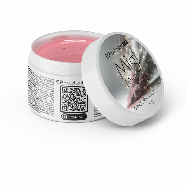 Cosmetics Zone Vynikající PRO Mig! Mig! Gel Peach Shimmer...
