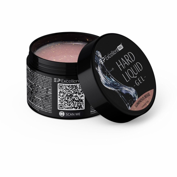 Cosmetics Zone Excellent PRO Tvrdý tekutý gel, světle béž...