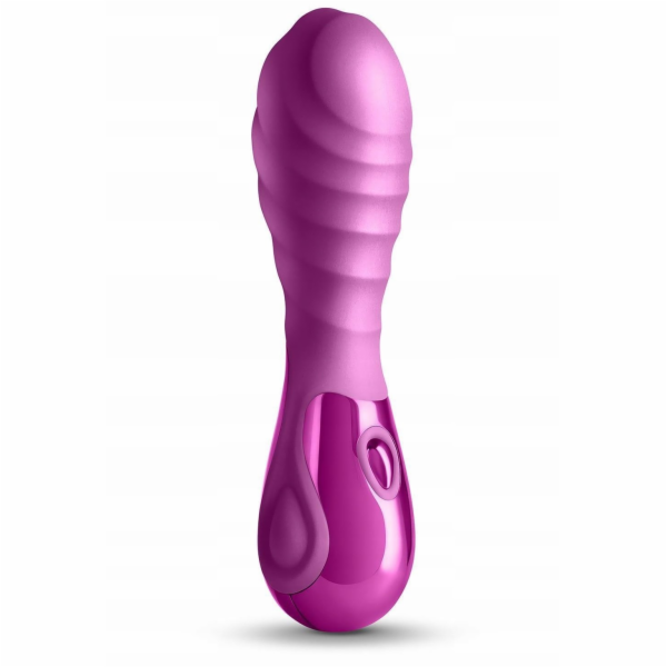 Dream Toys SEDUCTION_Vibrátor Chloe Rabbit Metalicky růžo...