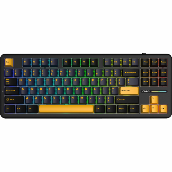 Aula Klávesnice F87 GrayWood V3 (AUF87-TB-GW)