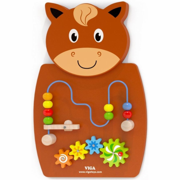 Viga Nástěnný panel Puzzle - Kůň