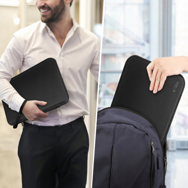 Tech-Protect Pouzdro HARDPOUCH na notebook 13-14 černo/černé