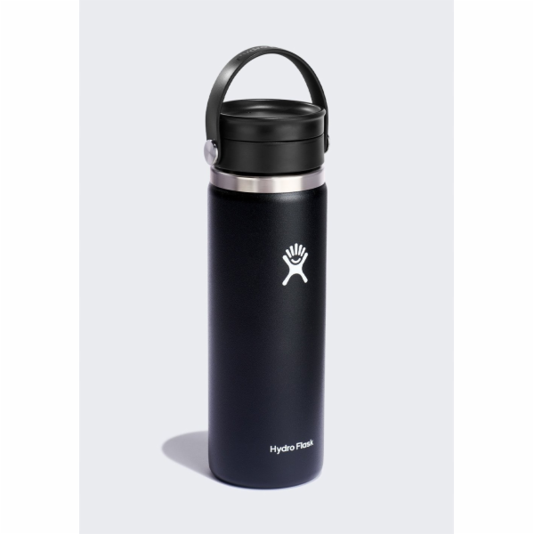 Hydro Flask 20 Oz Širokoúhlý Flex Sip Lid (591 ml) - Černá