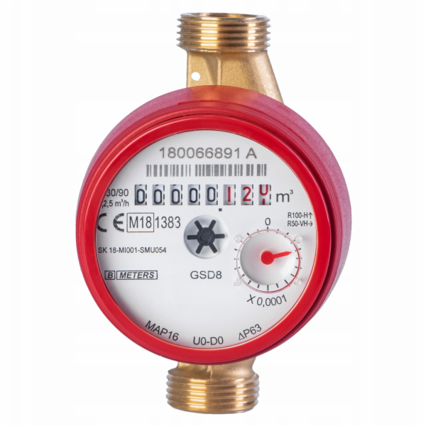 NoName Vodoměr 1/2 GSD8 na teplou vodu, antimagnetický