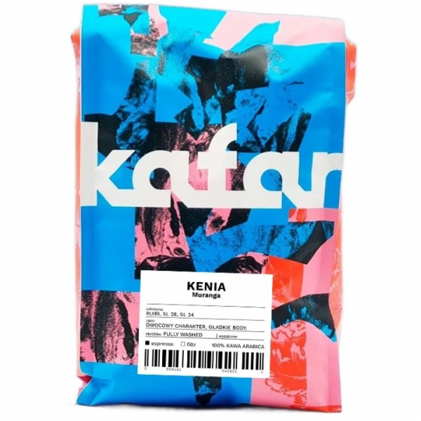 Kafar Kávová zrna Káva Kenia Muranga Espresso 1kg