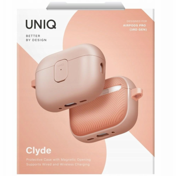 Uniq Clyde - Pouzdro na AirPods Pro 3 růžové