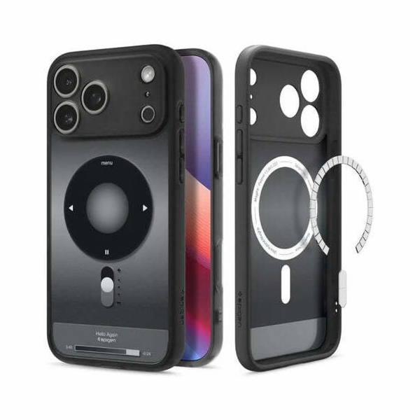 Spigen Ultra Hybrid MagSafe, klasická černá - iPhone 17 P...