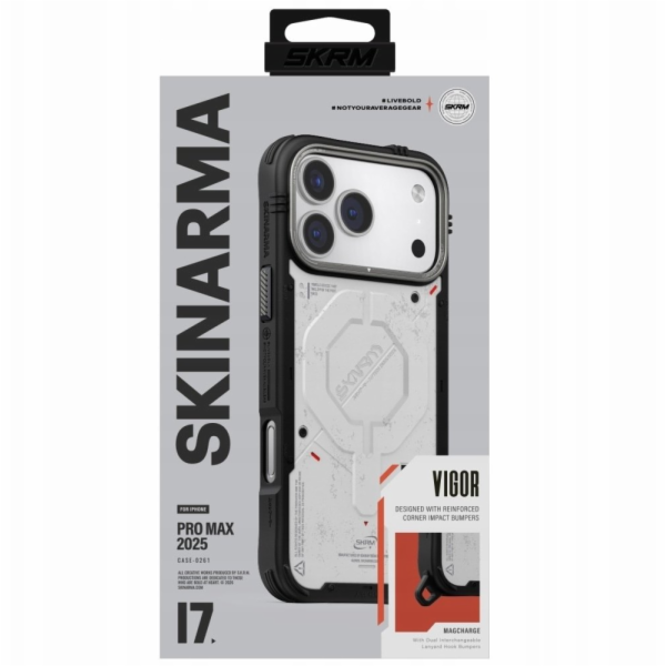SKINARMA Pouzdro Vigor MagSafe pro iPhone 17 Pro Max svět...