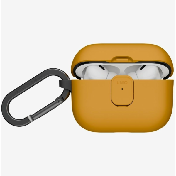Uniq Clyde - Pouzdro na AirPods Pro 3 žluté/šedé