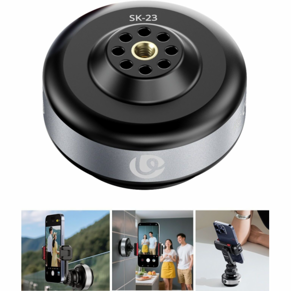 Ulanzi Elektronický držák s přísavkou pro telefon s 1/4 z...