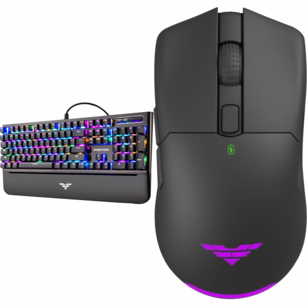 PREYON Klávesnice LONG Claw Brown (PLCB104B) + bezdrátová...