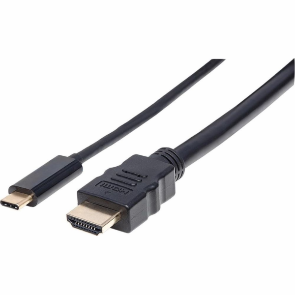 Manhattan kabel USB-C na HDMI 2m černý (151764)