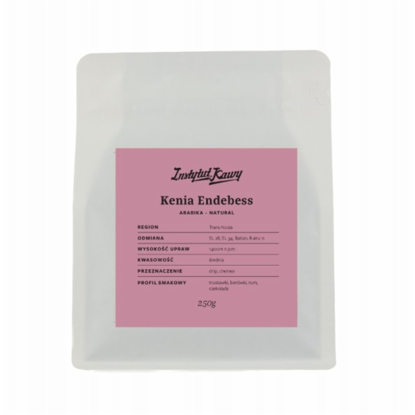 Coffee Plant Filtrovaná kávová zrna Endebess z Kenyi, 250 g