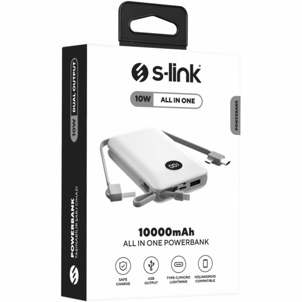 S-link Powerbanka P102 10000mAh PRM 2*USB Type-C vše v je...
