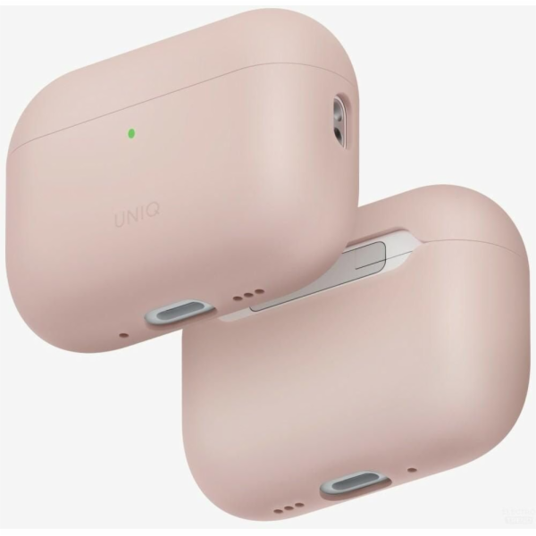 Uniq Lino - silikonový kryt pro AirPods Pro 3 růžový