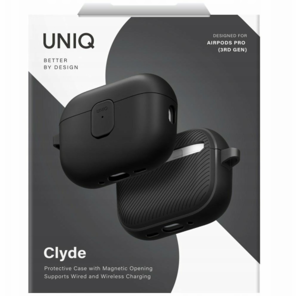 Uniq Clyde - Pouzdro na AirPods Pro 3 černé/šedé