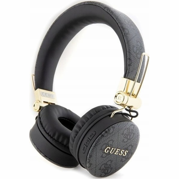 Guess Sluchátka 4G Metal Logo černá (GUBH704GEMK)