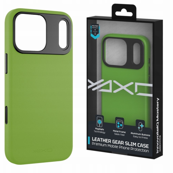 Yaxo Kožené pouzdro Gear Slim MagSafe pro iPhone 17 Pro v...