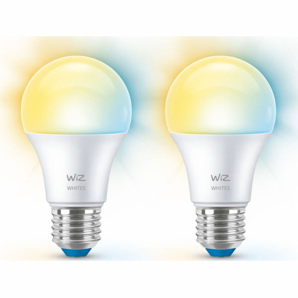 Signify WiZ White Lampe E27 Tunable 60W matný Zweierpack