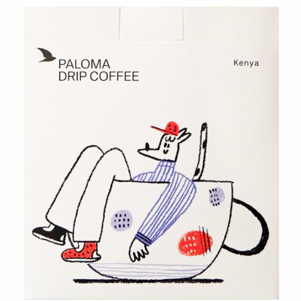 Paloma Drip Bag Kávová mletá káva - Kenia Matunda - 10 ks.