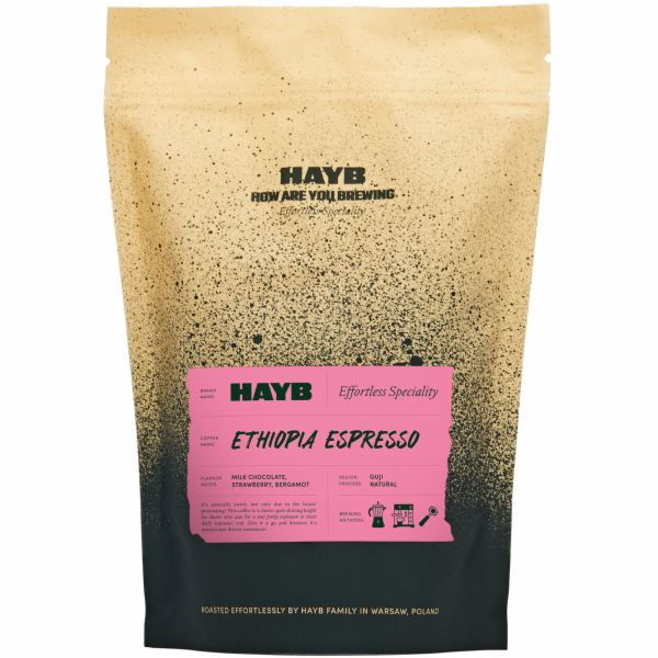 HAYB kávová zrna Etiopie Espresso 1kg