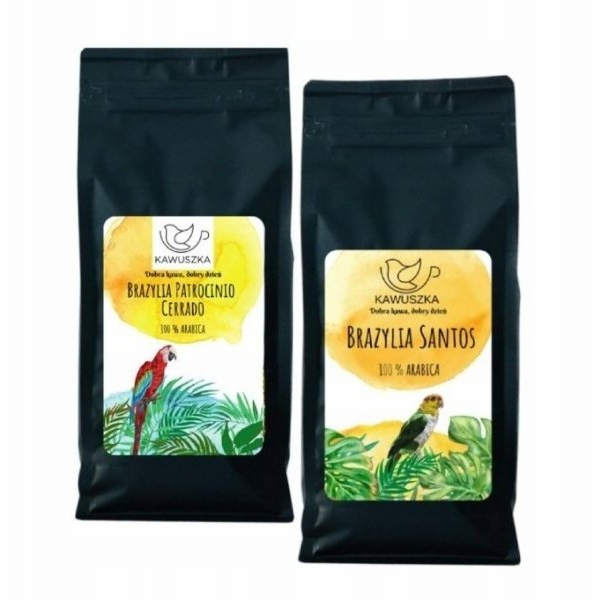 Kawuszka Kávová zrna Kávová zrna Brazil Santos/Saint Rafa...