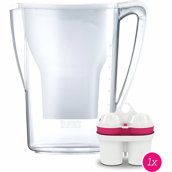 BWT filtrační konvice Aqualizer Home 2,7 l bílá - manuáln...
