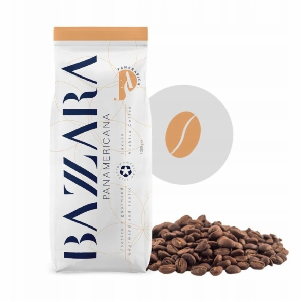 Bazzara Kávová zrna Luxusní směs Panamericana kávová zrna...