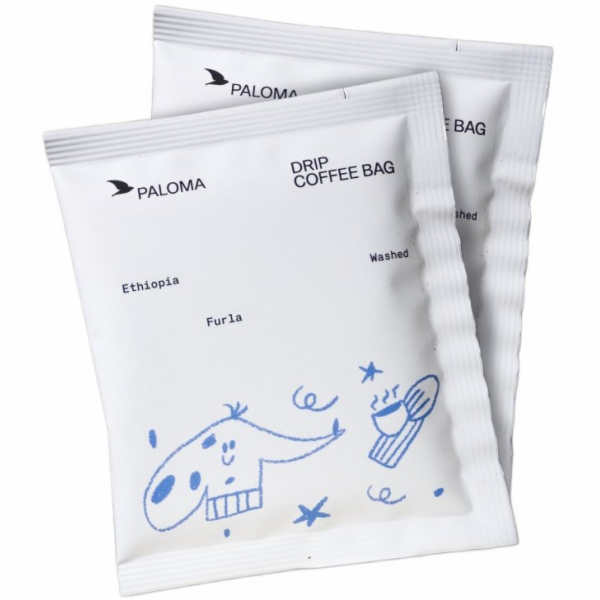 Paloma Drip Bag Coffee mletá káva - Etiopie Furla - 10 ks.