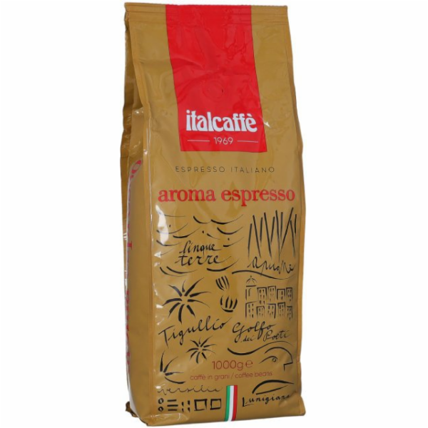 Italcaffe Espresso Italiano Aroma Espresso zrnková káva 1 kg