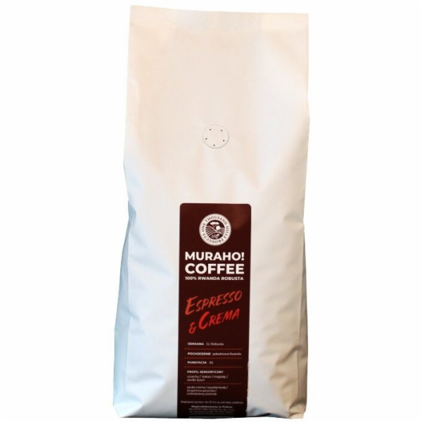 NoName Kávová zrna RWANDA MURAHO! Espresso & Crema 1 kg