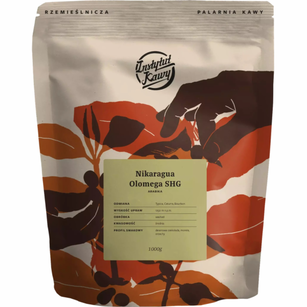 Instytut Kawy Institut kávových zrn Kávová zrna Nikaragua...