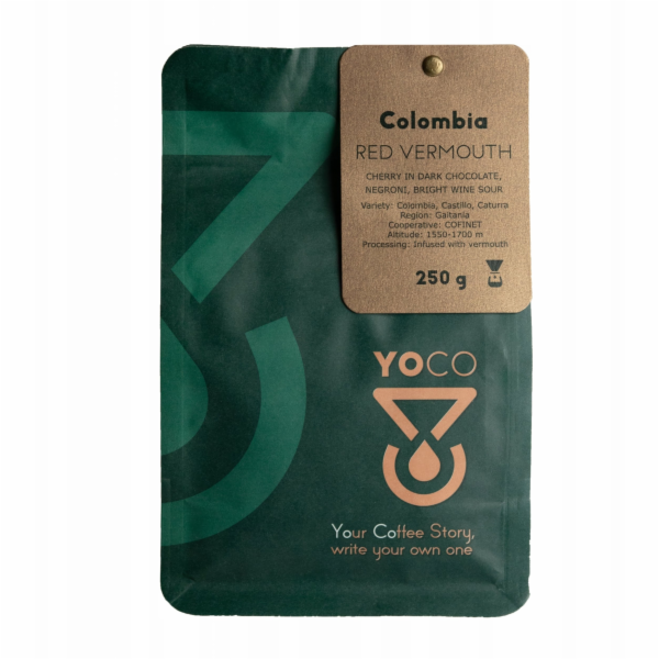 YoCo Coffee Beans Coffee Colombia Red Vermouth Filter 250g
