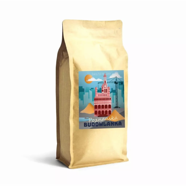 Świeżo Palona Čerstvě pražená kávová zrna Poznańska Budow...