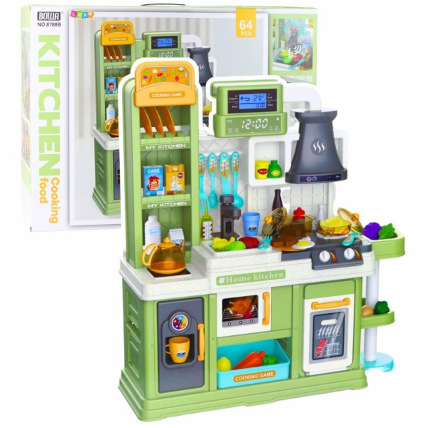 LeanToys Dětská kuchyňka Water Cycle, měnící barvu potrav...