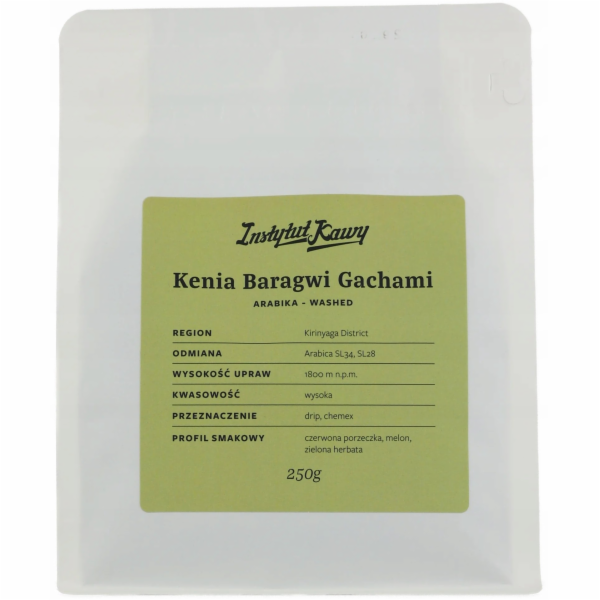Instytut Kawy Kávová zrna Institute Kávová zrna Keňa Bara...
