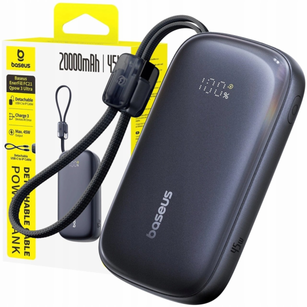 Baseus Powerbanka EnerFill FC21 Qpow 20000mAh 45W s digit...