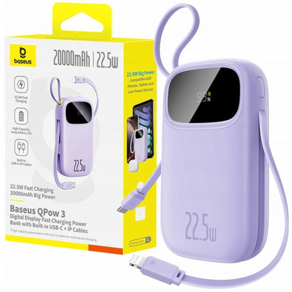 Baseus Powerbanka EnerFill FC21 Qpow 3 20000mAh 22,5W s d...