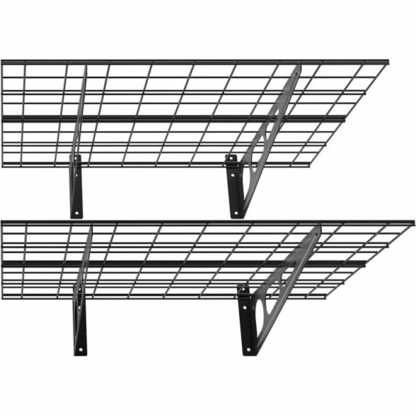 Ergosolid PG26B - Dvojitá kovová závěsná garážová police....