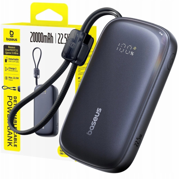 Baseus Powerbanka EnerFill FC21 Qpow 20000mAh 22,5W s dis...