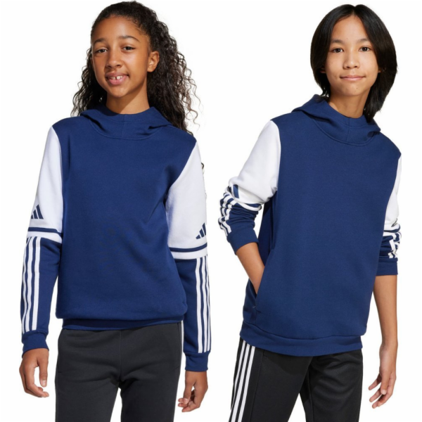 Adidas Dětská mikina s kapucí Squadra 25, tmavě modrá, JD...