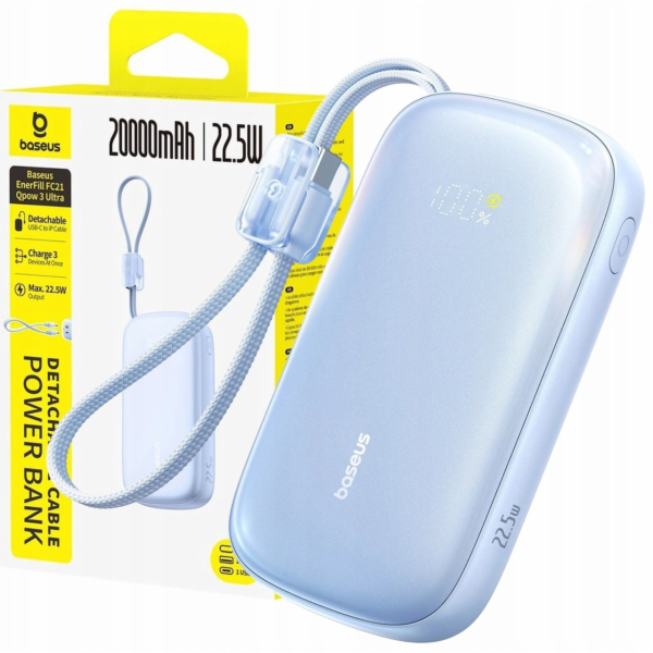 Baseus Powerbanka EnerFill FC21 Qpow 20000mAh 22,5W s dis...