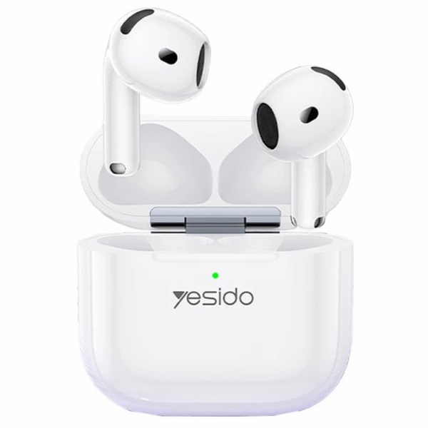 Yesido Sluchátka TWS32 (ANC) BT 5.4 300mAh, BÍLÁ