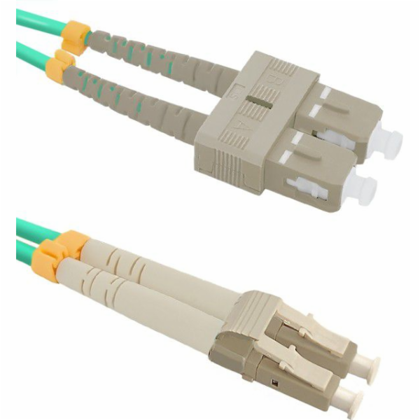 Qoltec Optický patchcord LC/UPC - SC/UPC MM 50/125 OM4 5m...