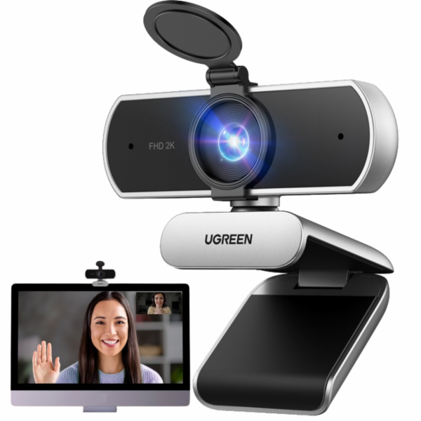 Ugreen Webkamera CM825 USB-A 2K 30FPS (šedá)