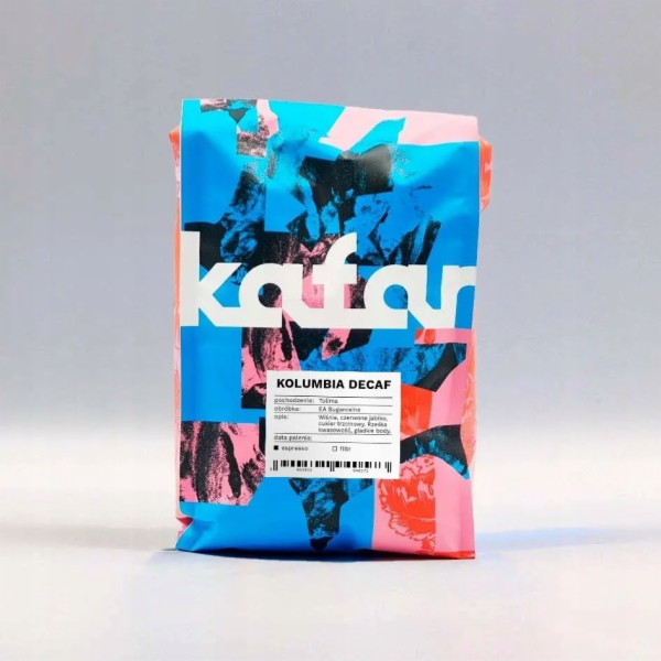 Kafar Kávová zrna Colombia Decaf kávová zrna 1 kg - bez k...