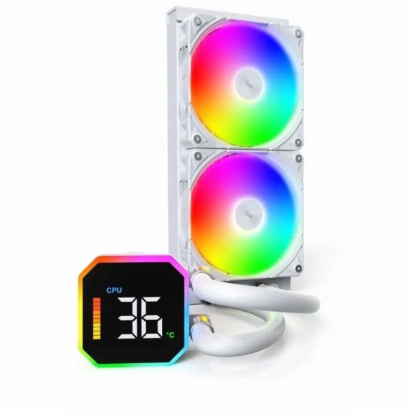 Montech HyperFlow Digital 240 bílá sada vodního chlazení AIO