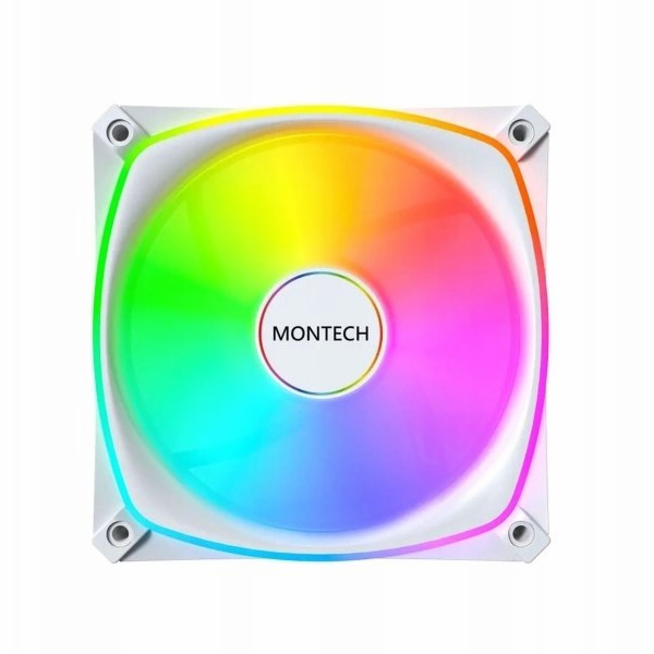 Montech Ventilátor RX120 Pro ARGB PWM Reverzní bílý 120mm