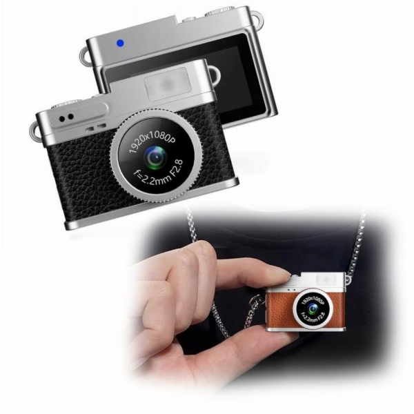 Xrec Mini digitální fotoaparát X4 2mp 1080p LCD 0.96 přív...